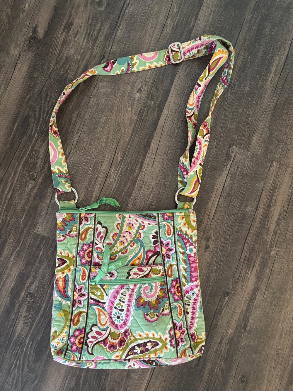 Vera Bradley Hipster Crossbody Tutti Frutti Retired Cotton Quilted Bag